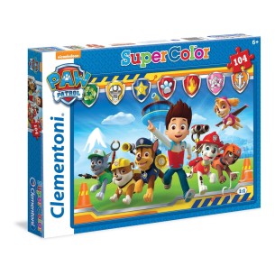 PUZZLE Super 104pcs Patrulha Pata -- CLEMENTONI