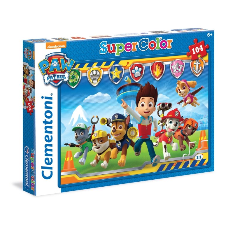 PUZZLE Super 104pcs Patrulha Pata -- CLEMENTONI