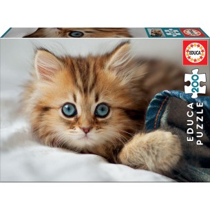 PUZZLE 200 pcs- Gatito - EDUCA