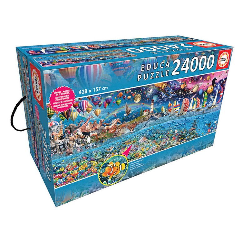 PUZZLE 24000 pcs A Vida, O Maior Puzzle - EDUCA