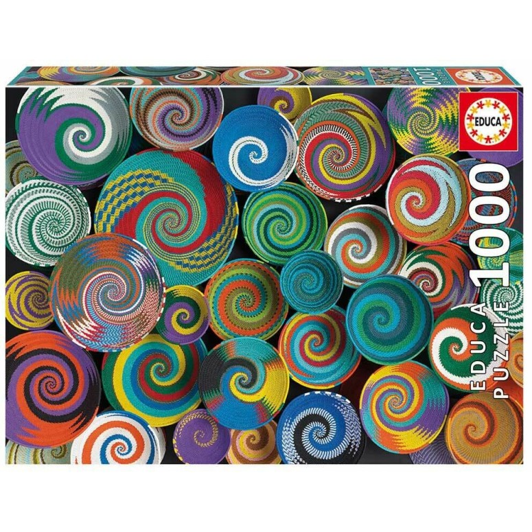 PUZZLE 1000 pcs Cestas Africanas - EDUCA