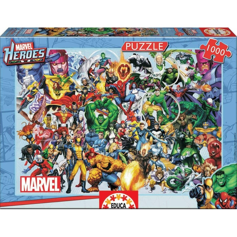 PUZZLE 1000 pcs Marvel Heroes - EDUCA