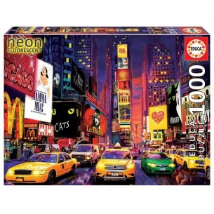 PUZZLE 1000 pcs Times Square, New York "NEON FLUORESCENT" - EDUCA
