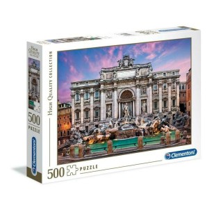 PUZZLE 500 HQ Fonte de Trevi - CLEMENTONI