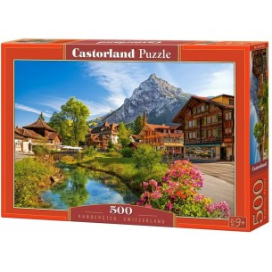 PUZZLE 500 pcs - Kandersteg, Suiça - CASTORLAND