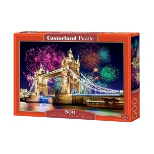 PUZZLE 500 pcs - Tower Bridge - Londres  - CASTORLAND