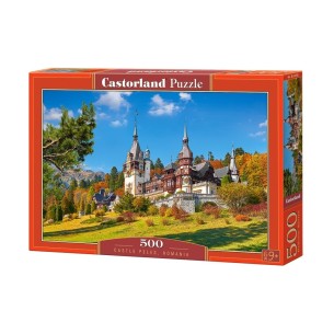 PUZZLE 500 pcs - Castelo Peles - Roménia - CASTORLAND