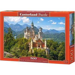 PUZZLE 500 pcs - Vista do Neuschwanstein - CASTORLAND