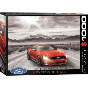 PUZZLE 1000 pcs Ford Mustang GT - 50 anos - Eurographics