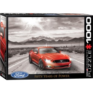 PUZZLE 1000 pcs Ford Mustang GT - 50 anos - Eurographics