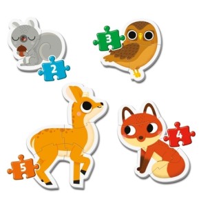 PUZZLE (Meu 1º Puzzle) Animais da Floresta - CLEMENTONI 2