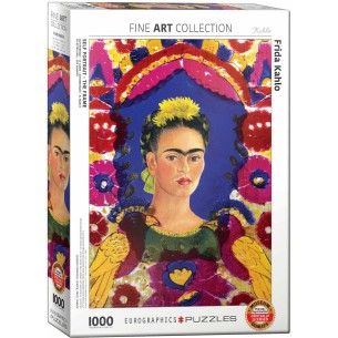PUZZLE 1000 pcs Frida Kahlo - Auto-Retrato - Eurographics