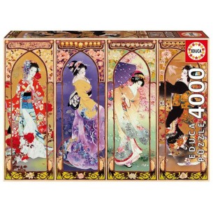 PUZZLE 4000 pcs Colagem de Japonesas - EDUCA
