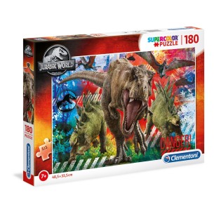 PUZZLE Super 180 pcs Parque Jurássico - CLEMENTONI