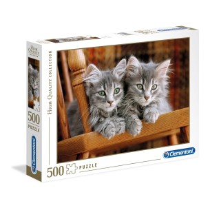 PUZZLE 500 HQ Gatinhos - CLEMENTONI