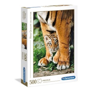 PUZZLE 500 HQ Cria Tigre Bengala - CLEMENTONI