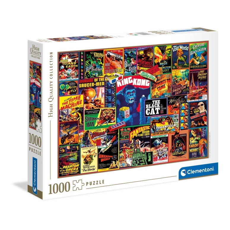 PUZZLE 1000 HQ Thriller Classics- CLEMENTONI