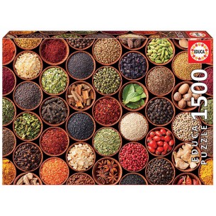 PUZZLE 1500 pcs Especiarias e Condimentos  - EDUCA