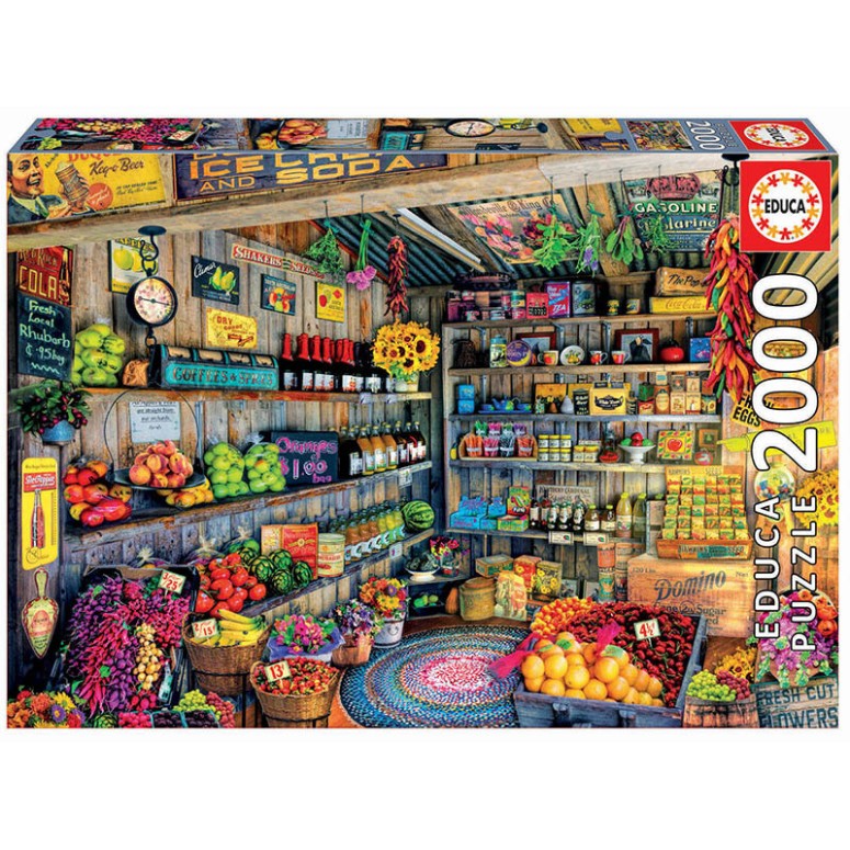 PUZZLE 2000 pcs Loja de Alimentos- EDUCA