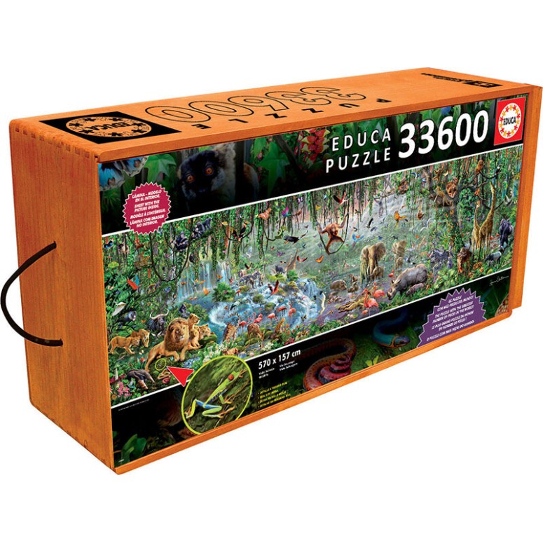 PUZZLE 33600 pcs A Vida Selvagem - EDUCA