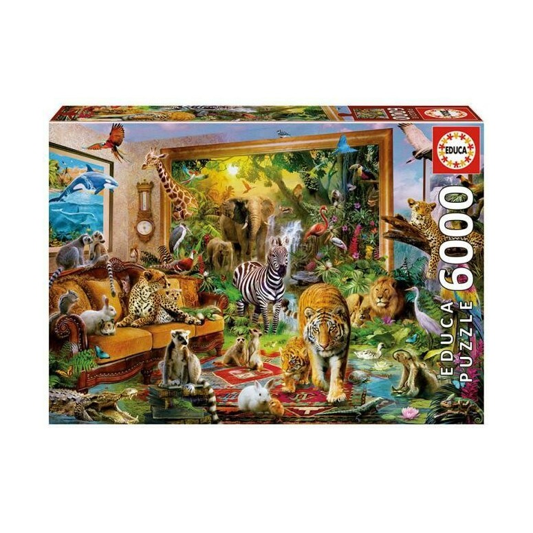 PUZZLE 6000PCS Entrar em Casa - EDUCA