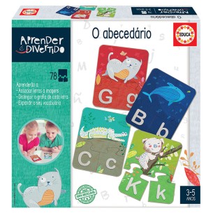 Jogo Didático em Puzzle - O Abecedário - EDUCA