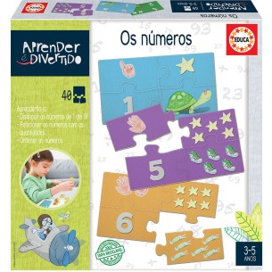 Jogo Didático em Puzzle - Os Números - EDUCA