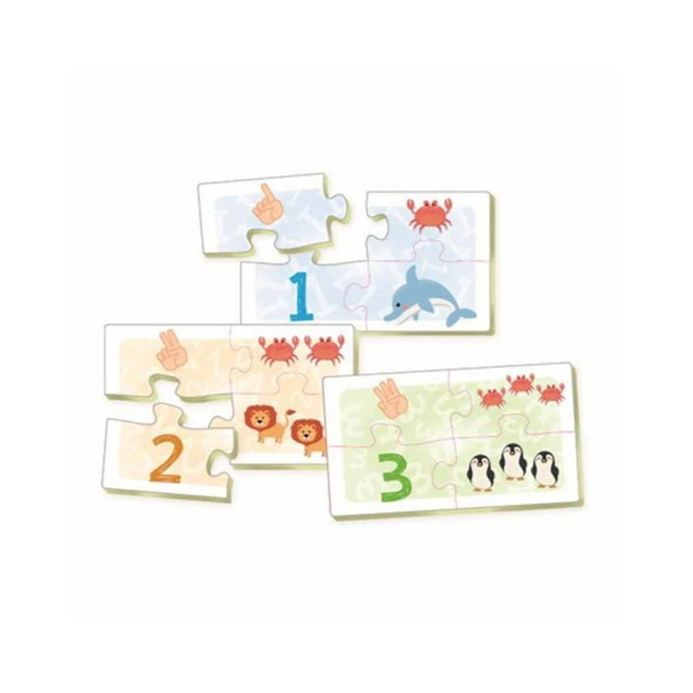 Jogo Didático em Puzzle - Os Números - EDUCA - 5,28 € - Brinquedos