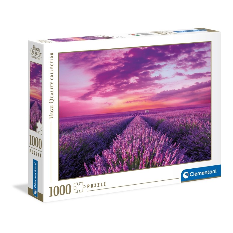 PUZZLE 1000 HQ Campo de Lavanda- CLEMENTONI