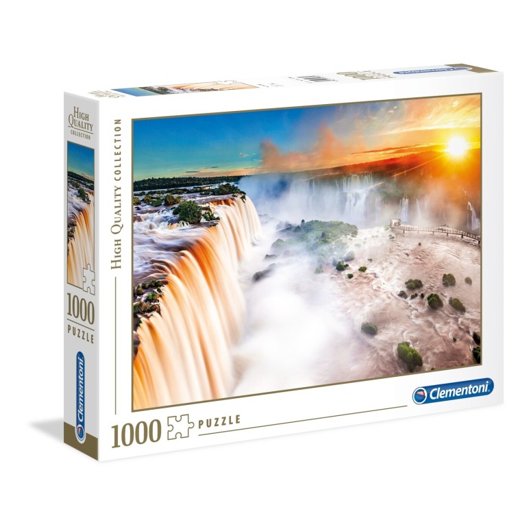 PUZZLE 1000 HQ Waterfall - CLEMENTONI