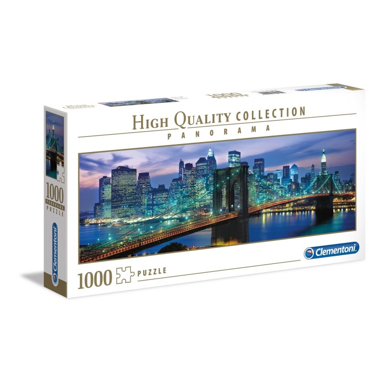 PUZZLE 1000 HQ Panorama - NYK Brooklin Bridge - CLEMENTONI