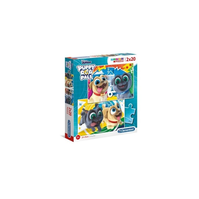 PUZZLE Bingo & Rolly 2x20 pcs - CLEMENTONI