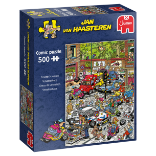 PUZZLE 500 pcs - Scooter Scramble  - JUMBO