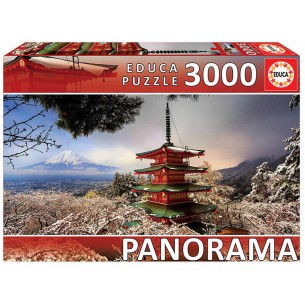 PUZZLE 3000 pcs Monte Fuji - Panoramic - EDUCA