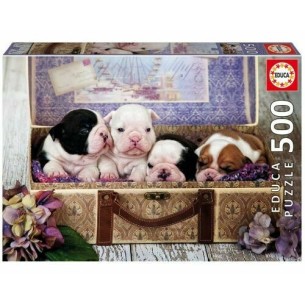 PUZZLE 500 pcs Cachorros - EDUCA