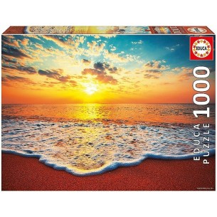 PUZZLE 1000 pcs Entardecer na Praia - EDUCA