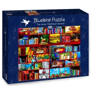 PUZZLE 1000 pcs - Livraria - Secção Viagem - BLUEBIRD