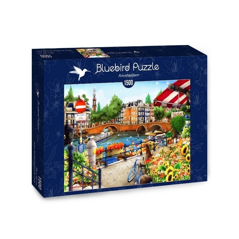 PUZZLE 1500 pcs - Amesterdão - BLUEBIRD