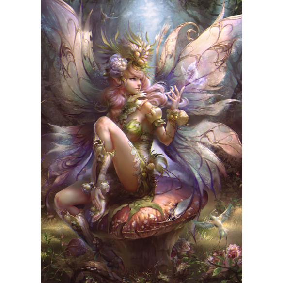 PUZZLE 1000 pcs - Enchanting Fairy  - JUMBO-0