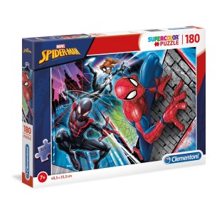 PUZZLE Super 180 pcs Spiderman - CLEMENTONI