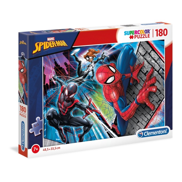 PUZZLE Super 180 pcs Spiderman - CLEMENTONI
