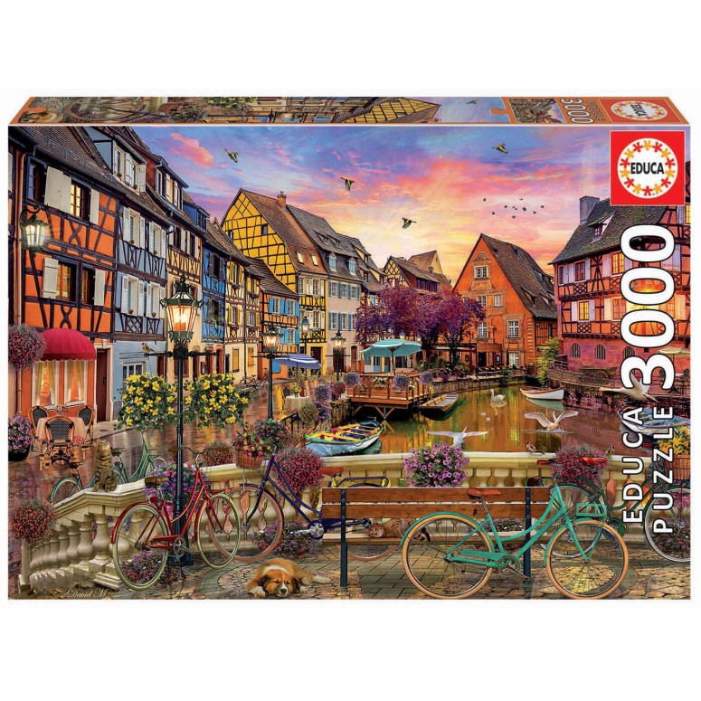 PUZZLE 3000 pcs Colmar - França- EDUCA