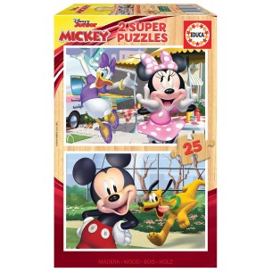 PUZZLE 2x25 pcs Mickey & Amigos - EDUCA