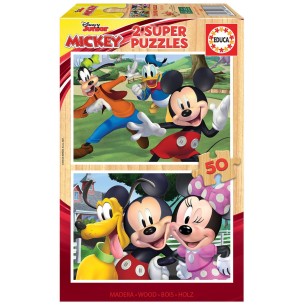 PUZZLE 2x50 pcs Madeira - Disney Mickey & Friends - EDUCA