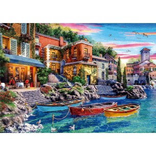 PUZZLE 3000 pcs Pôr do Sol em Como- EDUCA 2