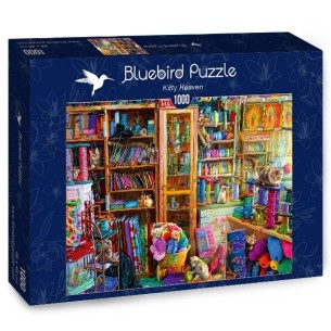 PUZZLE 1000 pcs - Paraíso Felino - BLUEBIRD