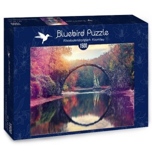 PUZZLE 1500 pcs - Rhododendropark Kromlau - BLUEBIRD