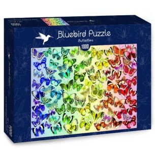 PUZZLE 1000 pcs - Borboletas - BLUEBIRD