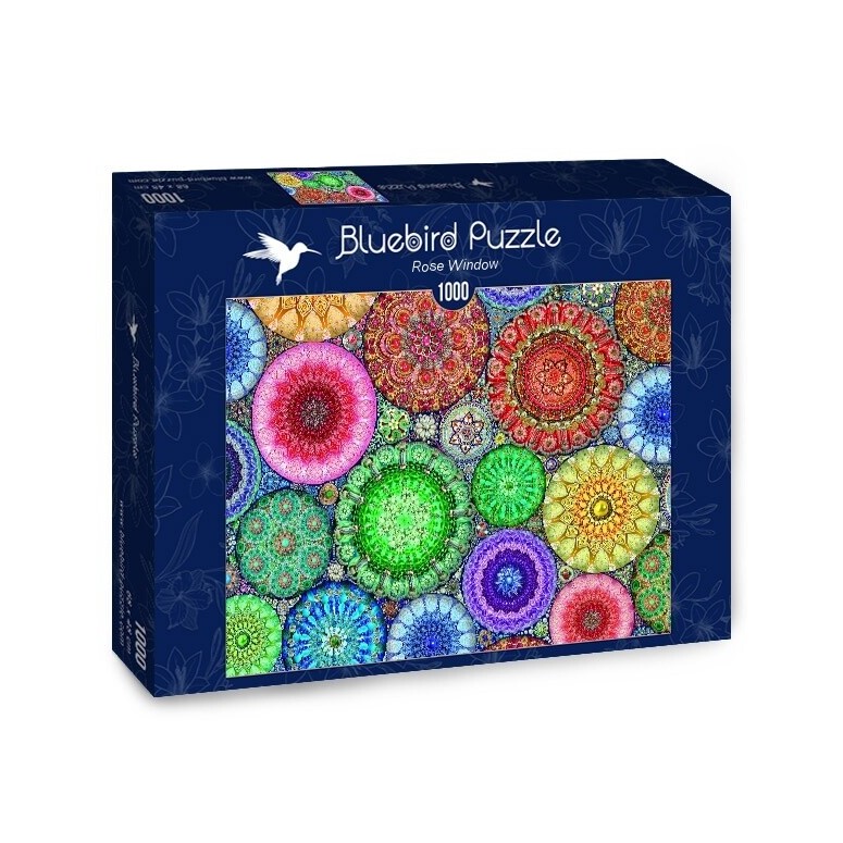 PUZZLE 1000 pcs - Rose Window - BLUEBIRD