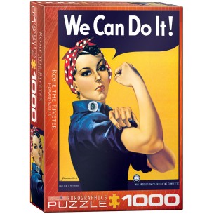 PUZZLE 1000 pcs - Rosie the Riveter - Eurographics